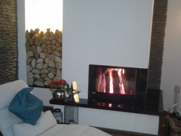 Eckkamin mit Warmwasserbereitung, Region Jena